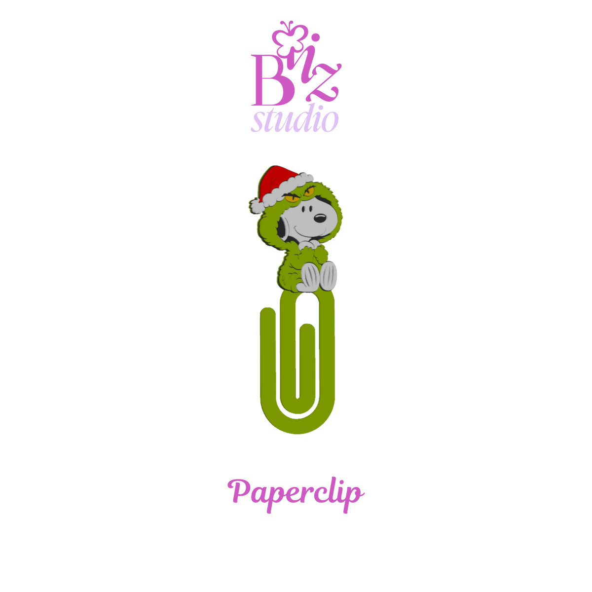 Merry Little Pup 3D Paperclip