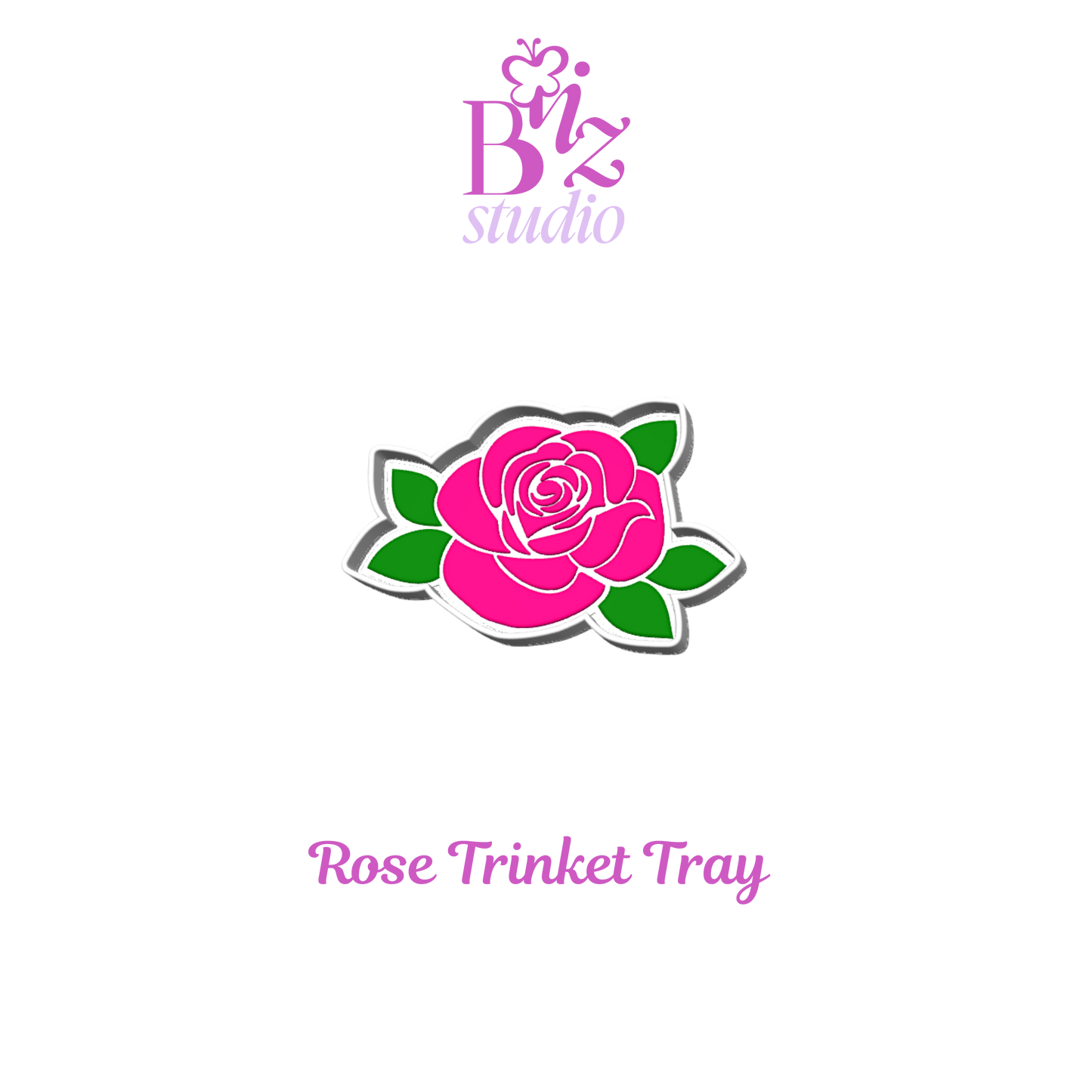 Rose 3D Trinket Tray