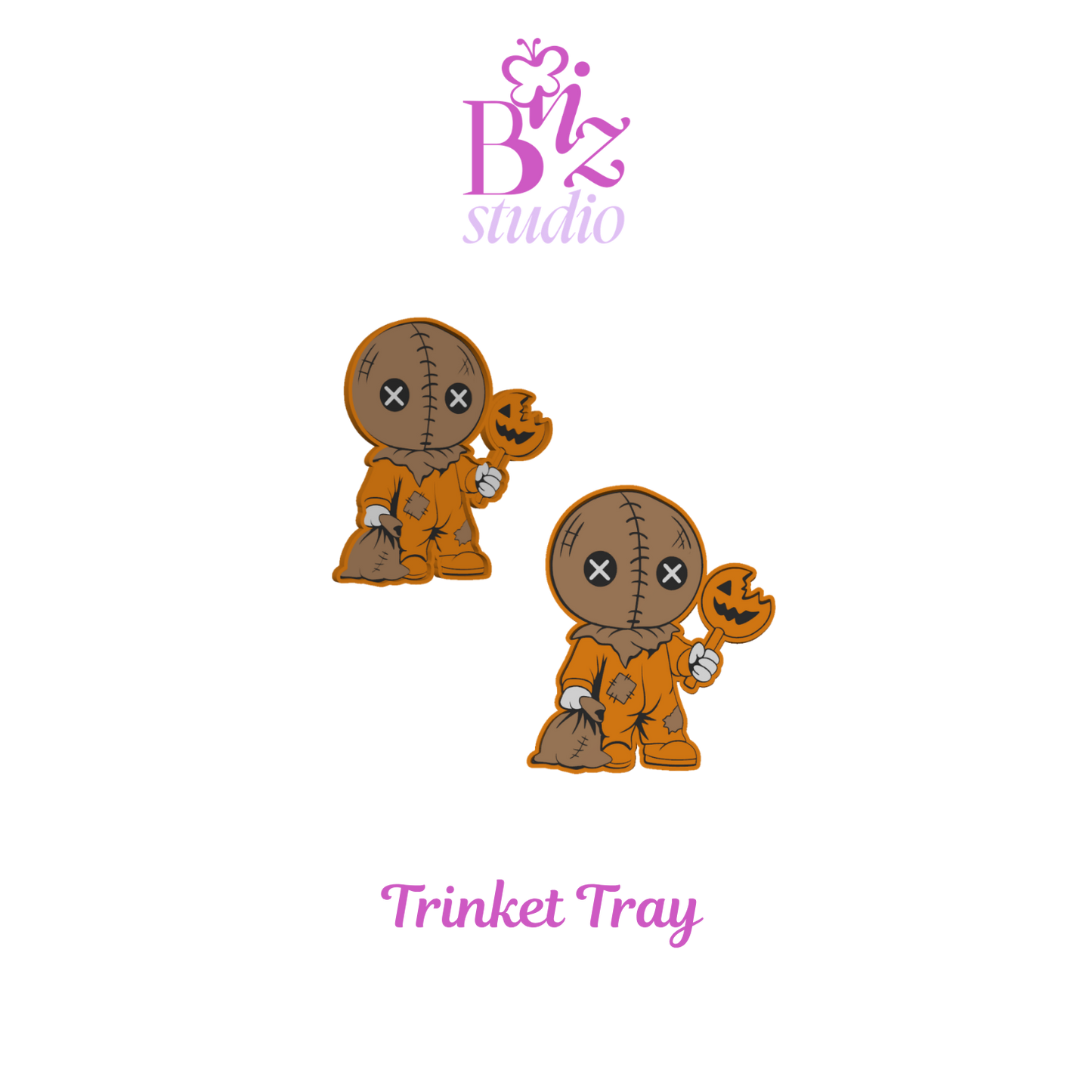 Burlap Boy 3D Trinket Tray
