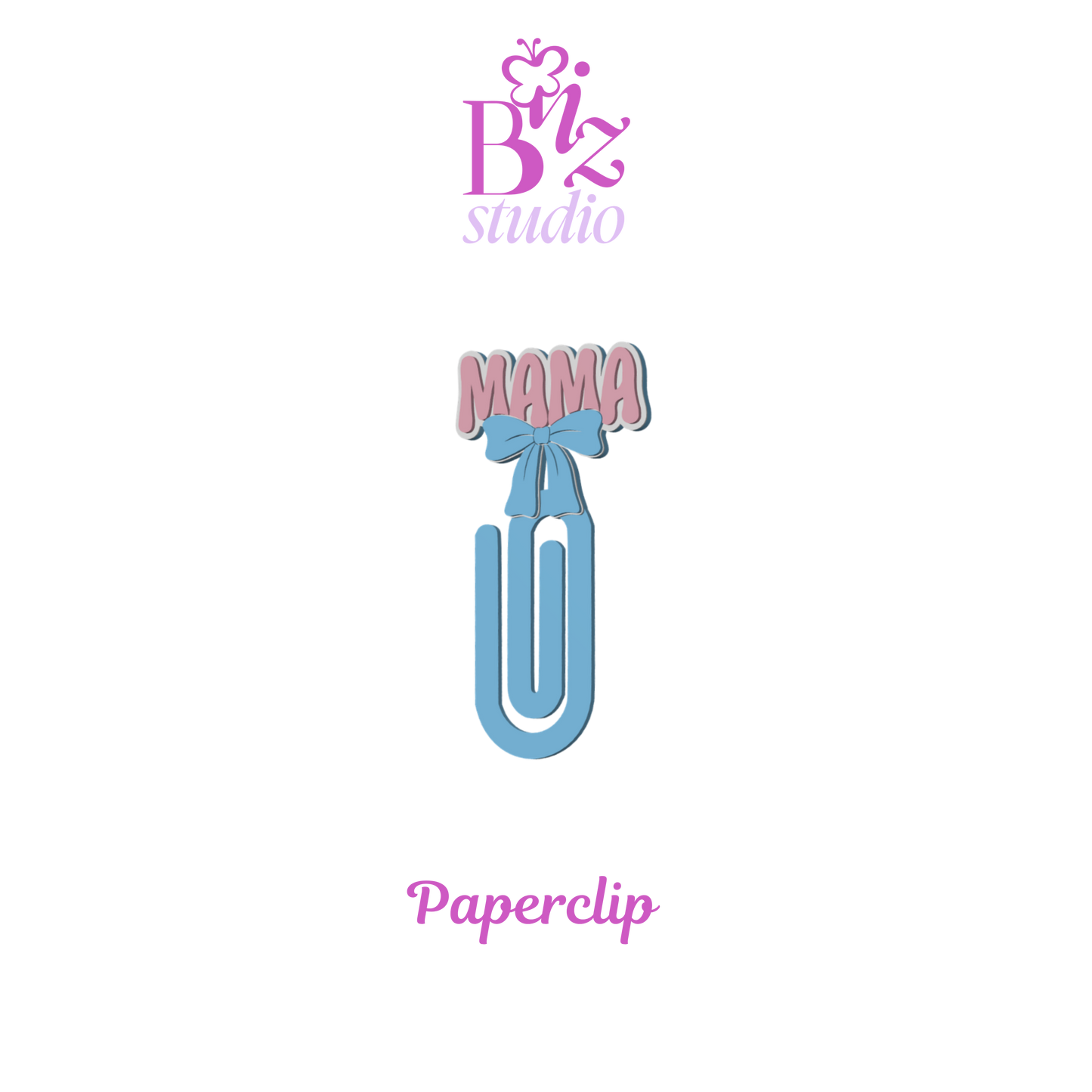 Mama 3D Paperclip