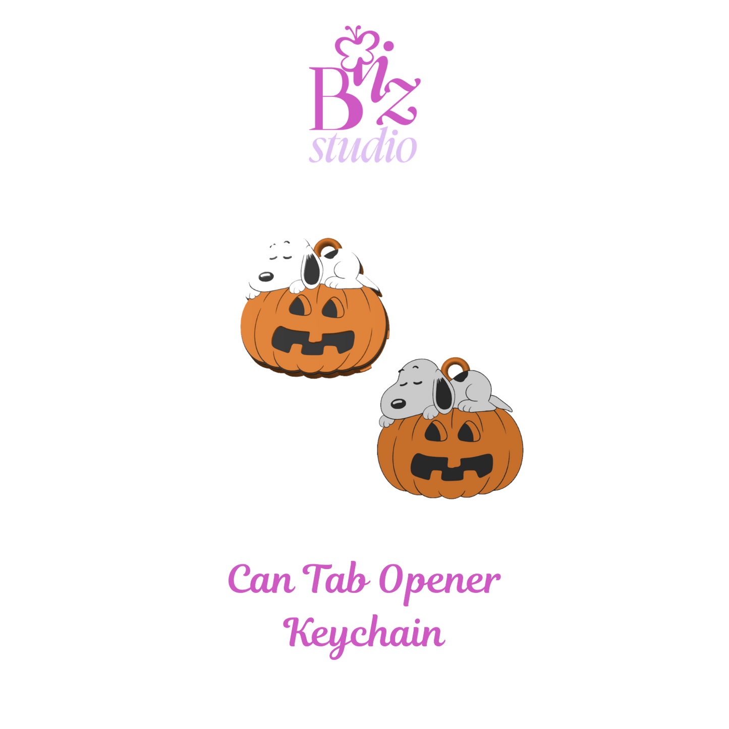 Floppy Ears 3D Pumpkin Can Tab Opener
