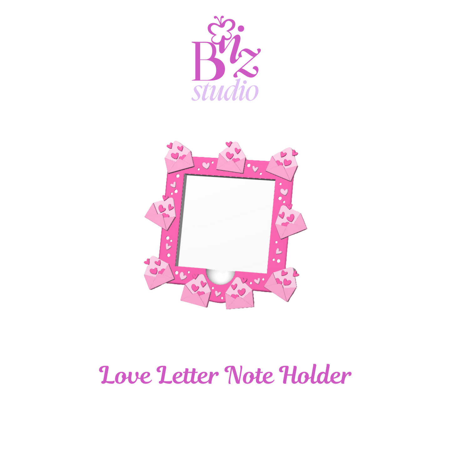 Love Letter 3D Note Holder