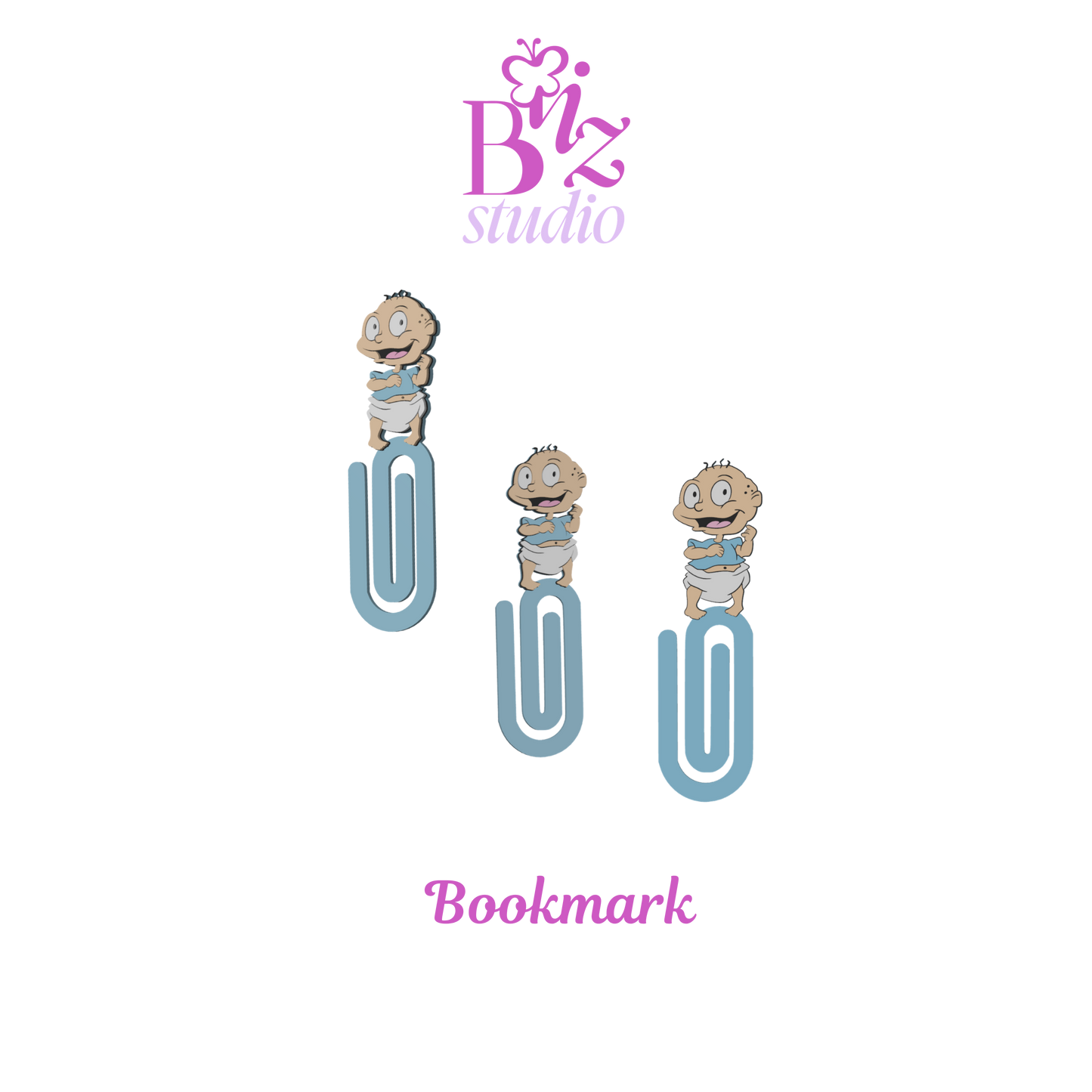 Diaper Baby 3D Paperclip