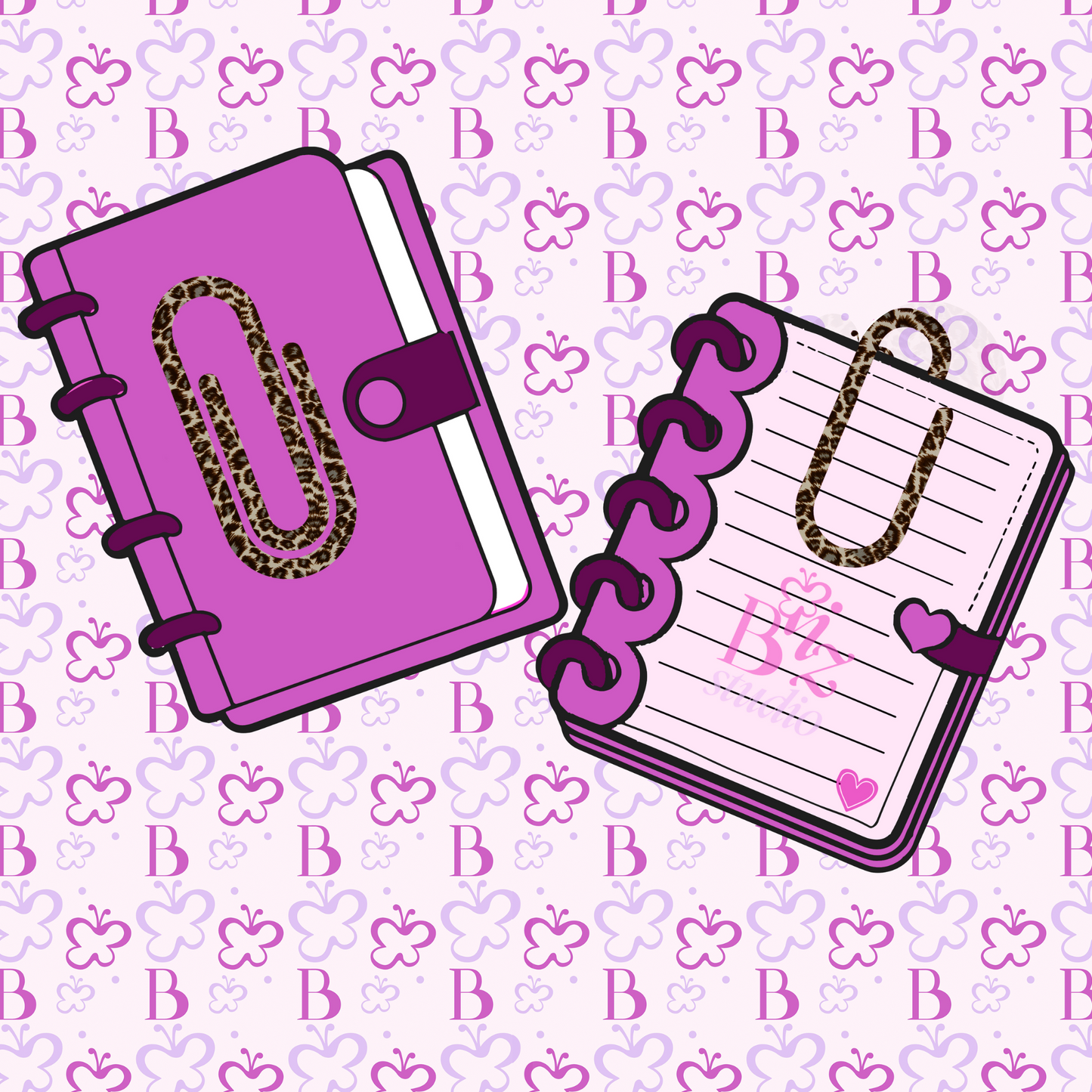 Animal Prints Designs Jumbo Paperclip