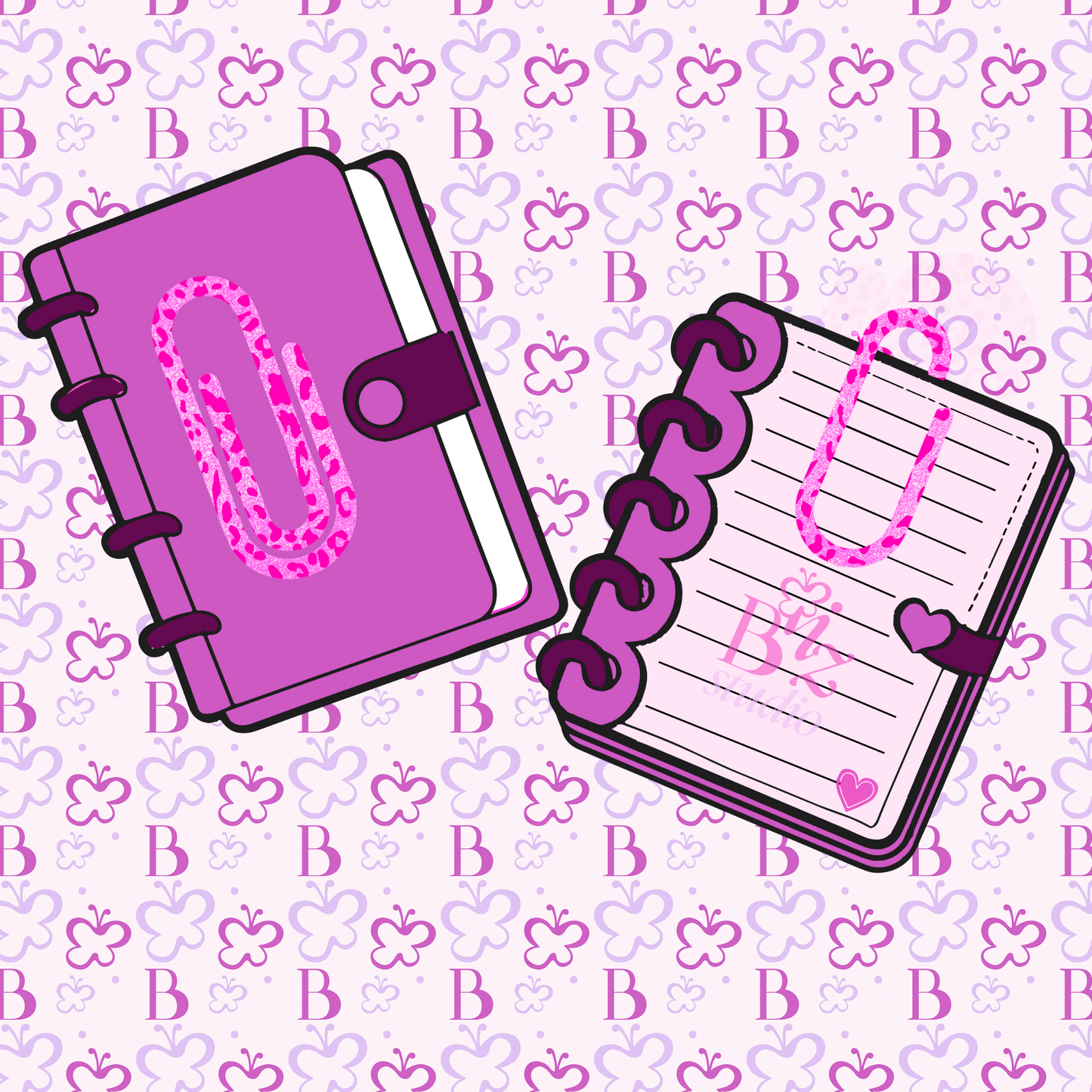 Animal Prints Designs Jumbo Paperclip