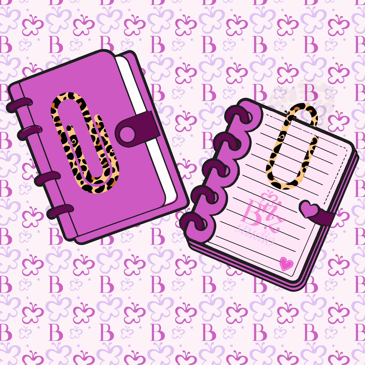 Animal Prints Designs Jumbo Paperclip
