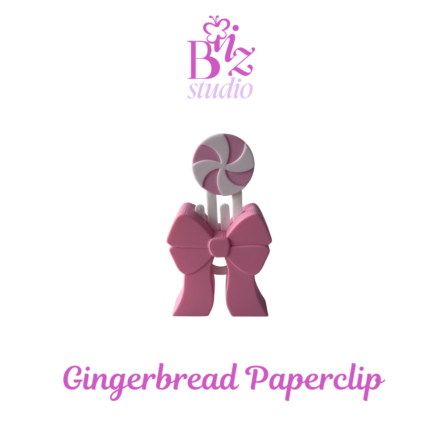 Gingerbread 3D Paperclip
