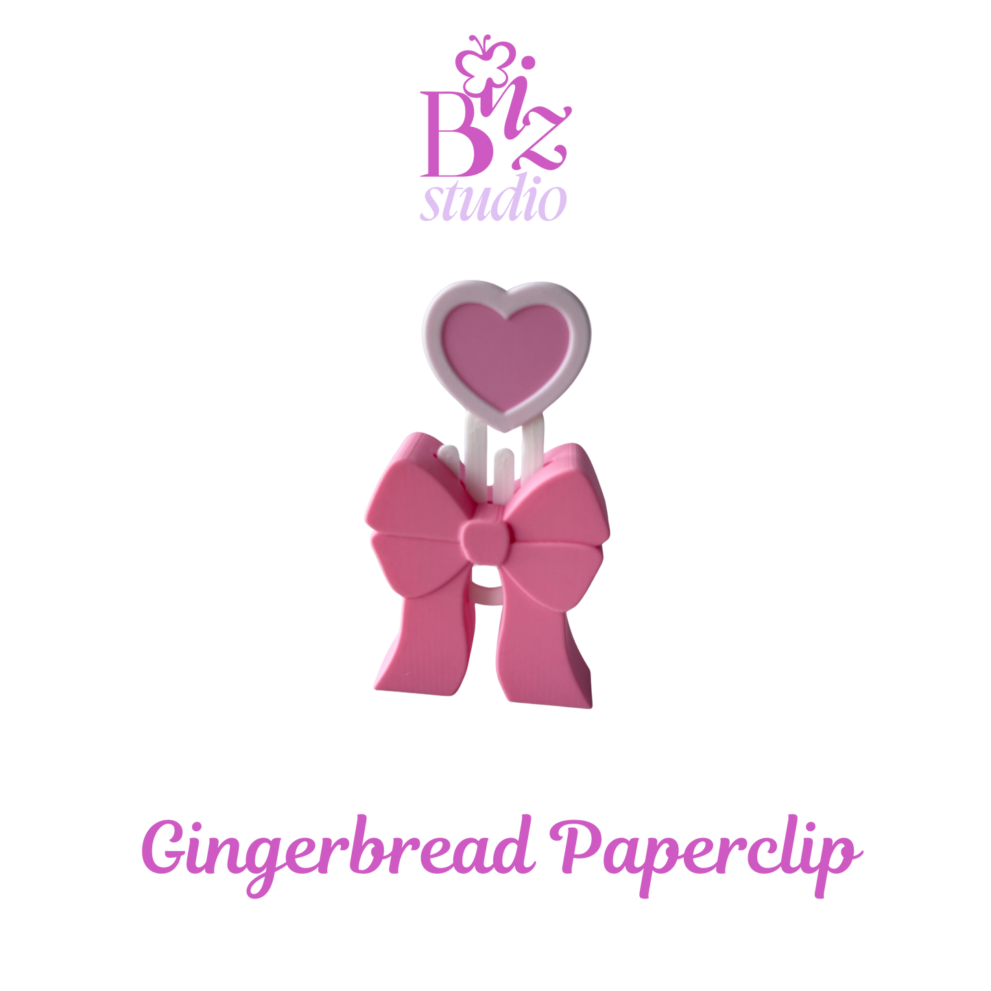 Gingerbread 3D Paperclip