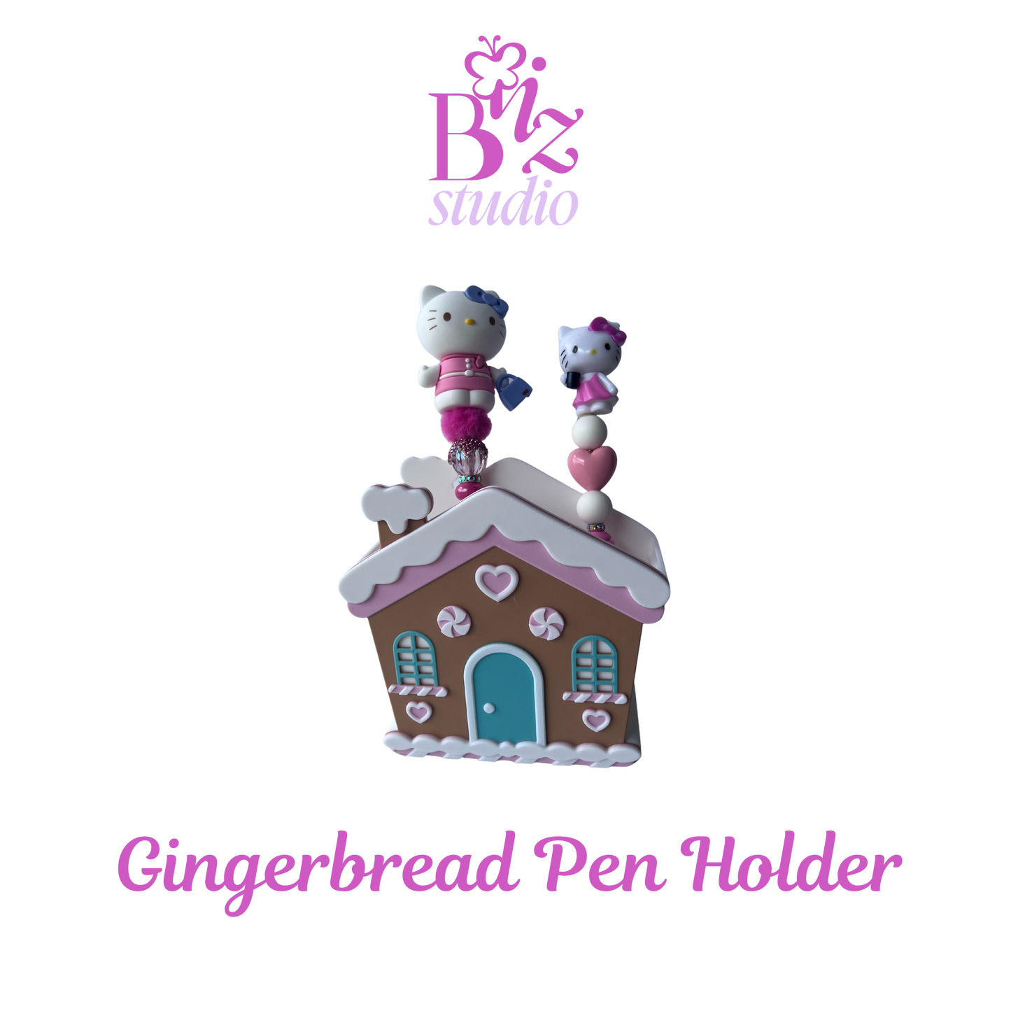 Gingerbread 3D Pen Holder