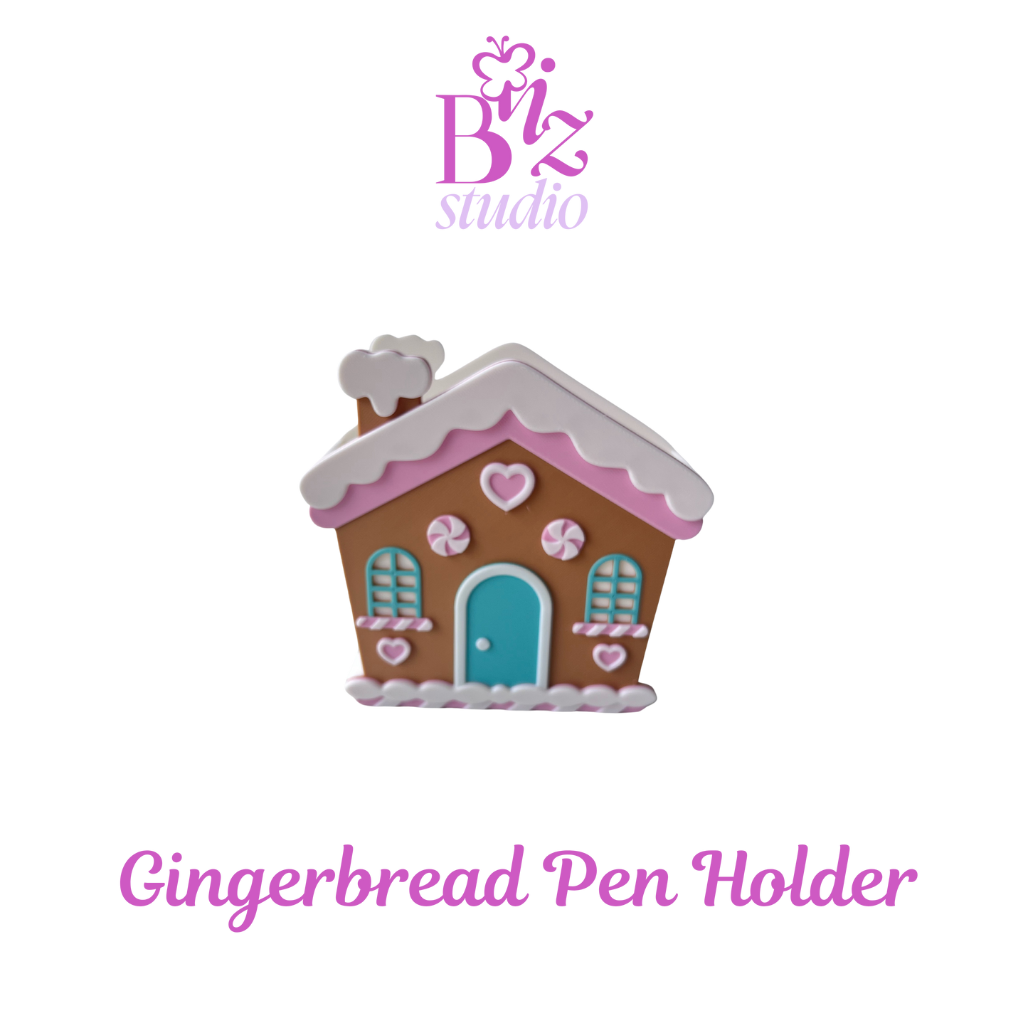 Gingerbread 3D Pen Holder