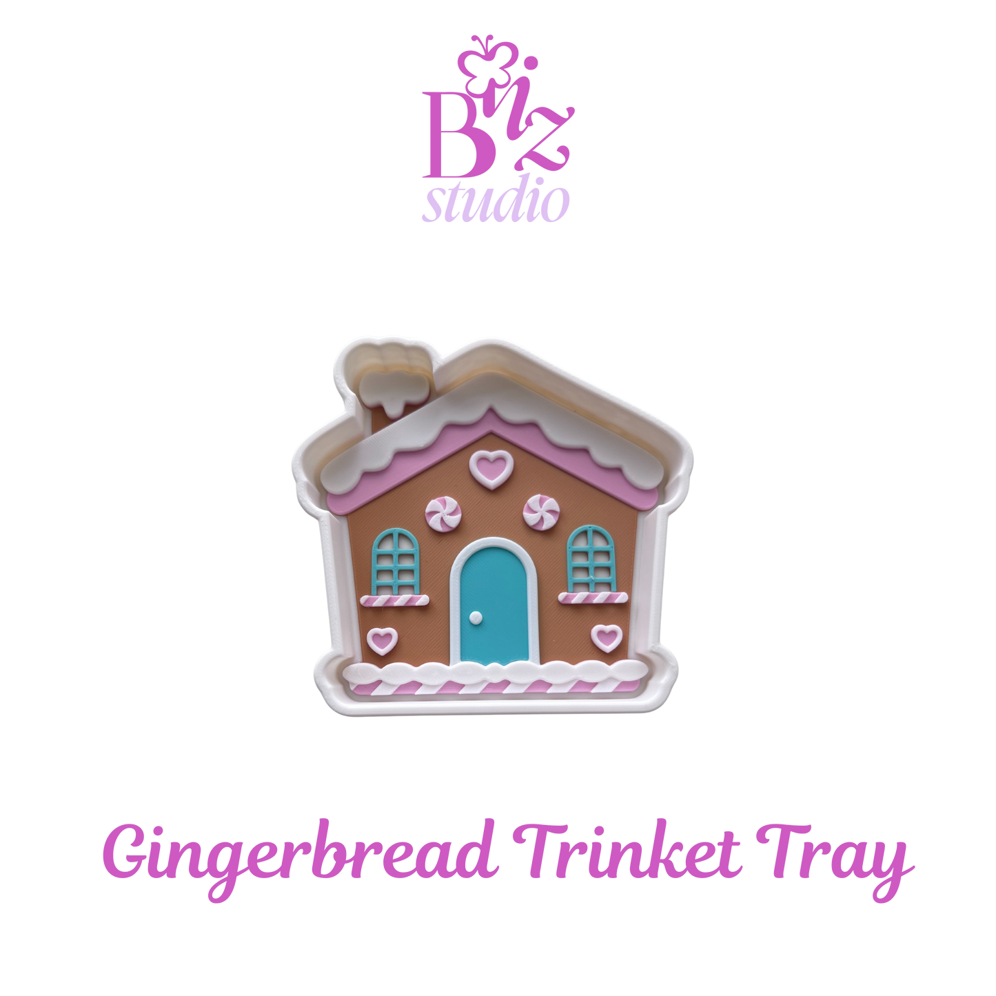 Gingerbread 3D Trinket Tray