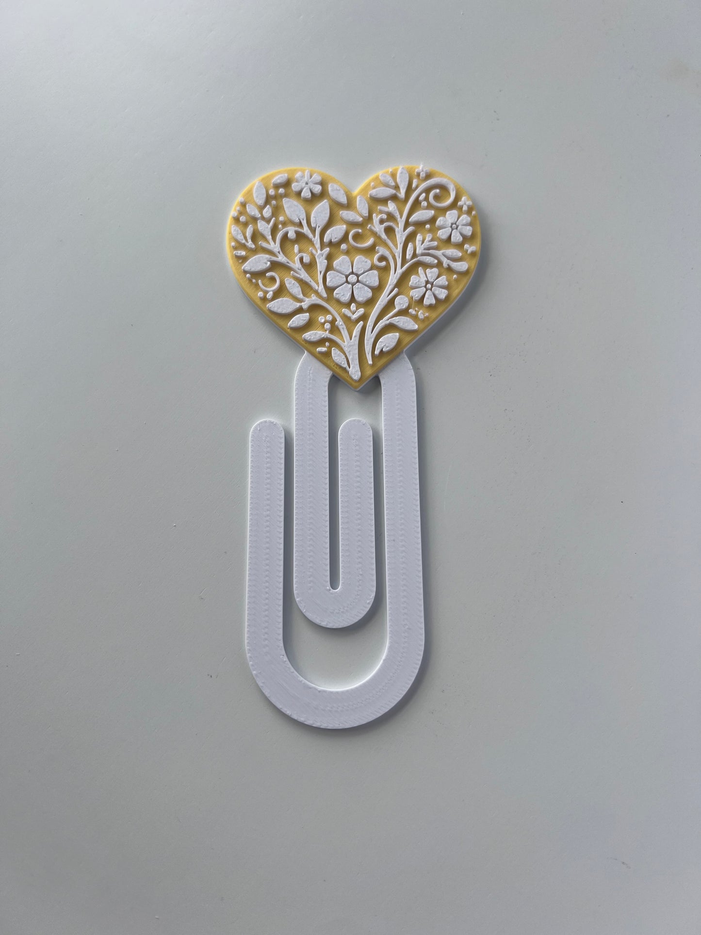 Heart Motif 3D Paperclip