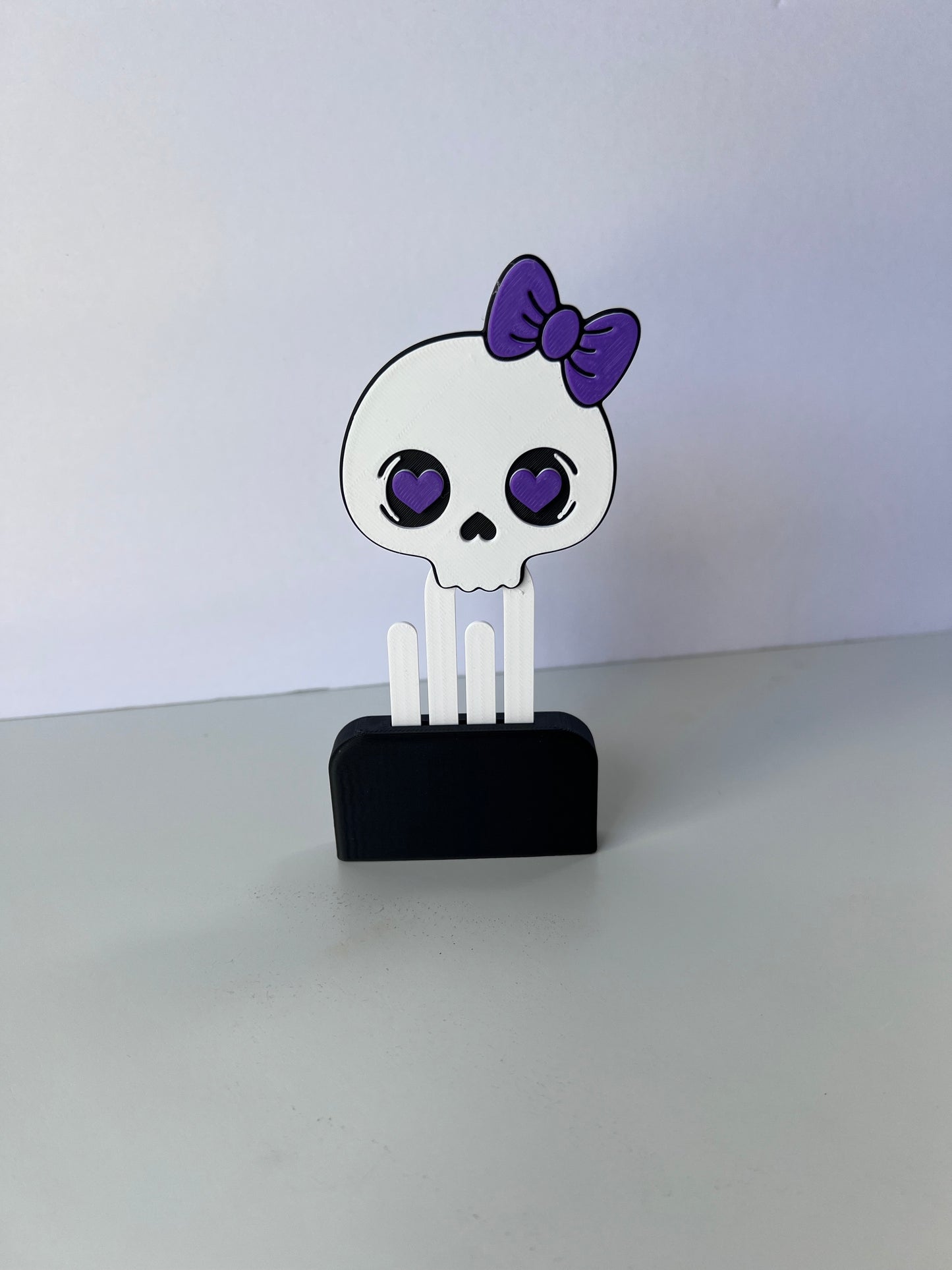 Skull Bow 3D Paperclip