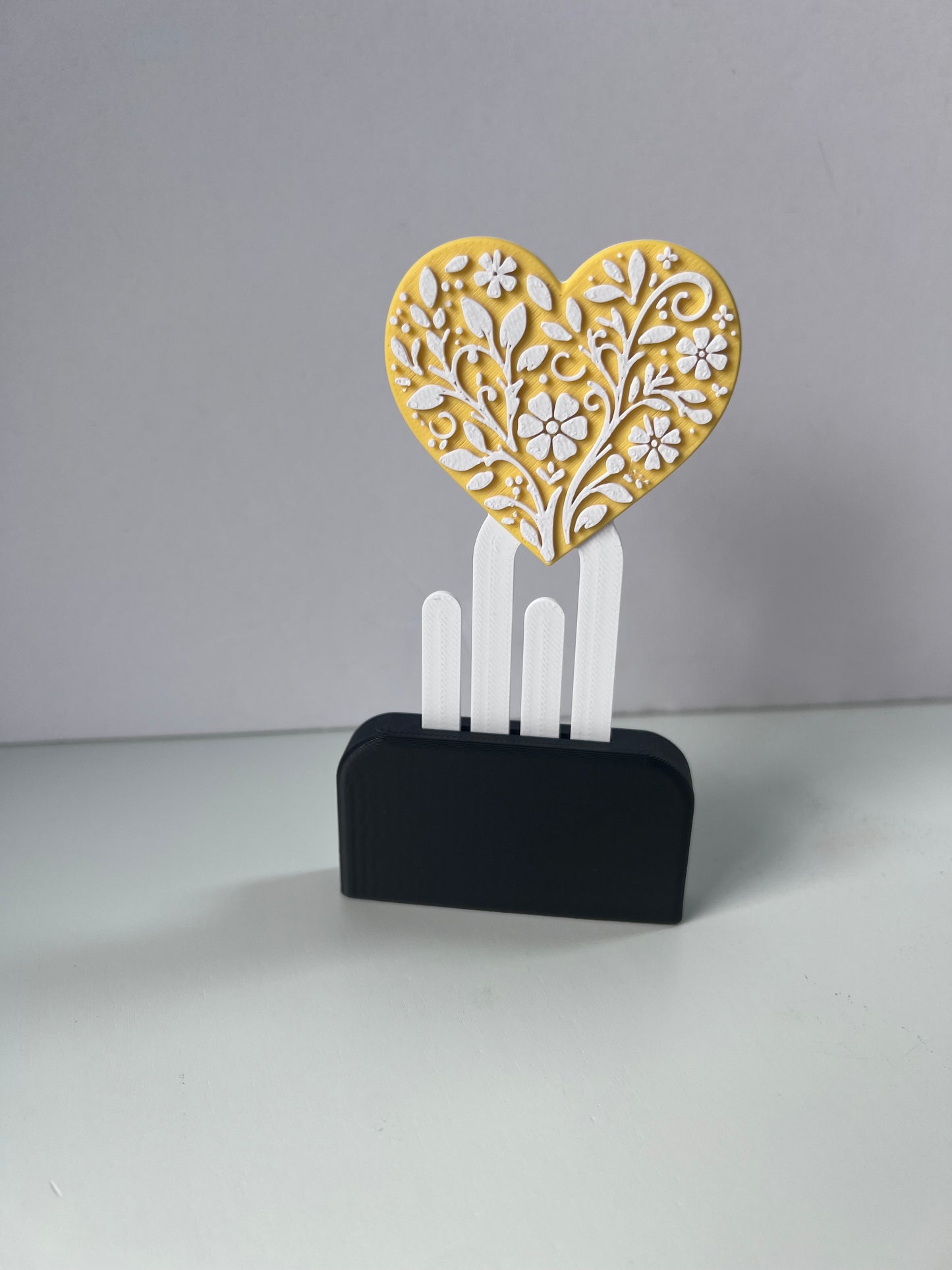 Heart Motif 3D Paperclip