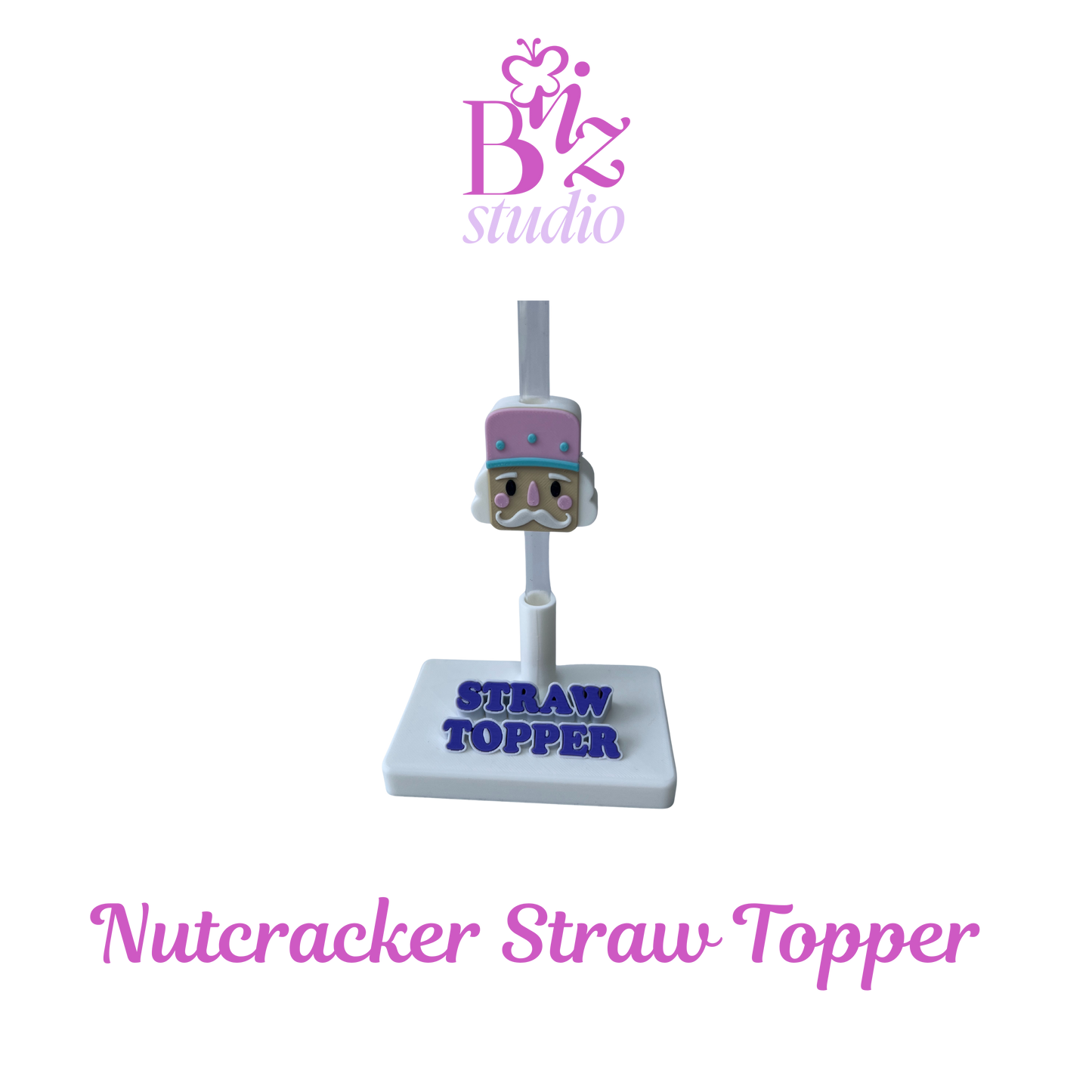 Nutcracker 3D Straw Topper
