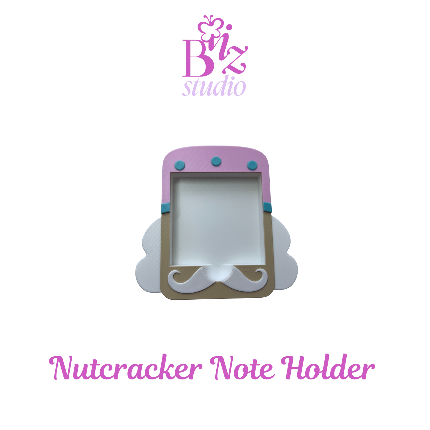 Nutcracker 3D Sticky Note Holder