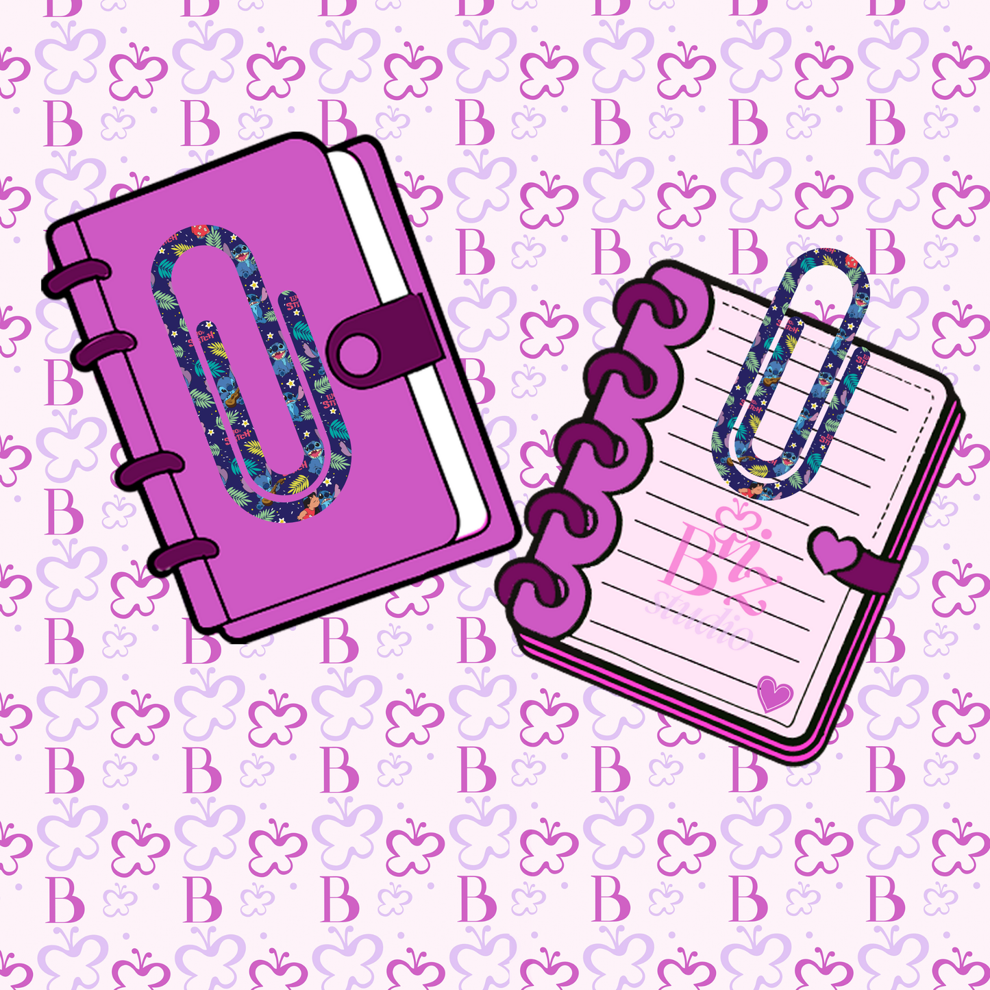 Stitch Designs Jumbo Paperclip