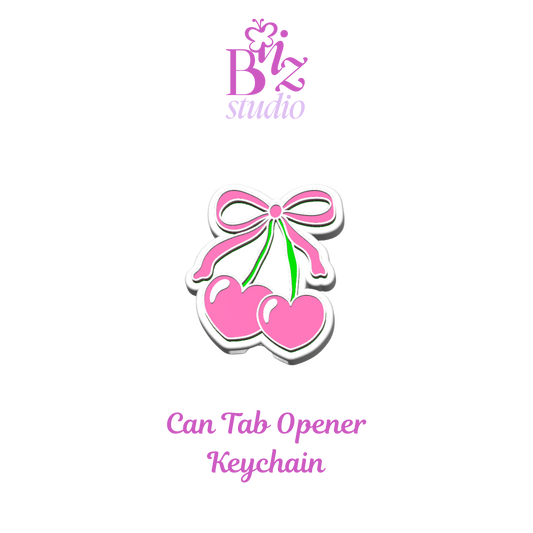 Cherry Heart Bow 3D Can Tab Opener