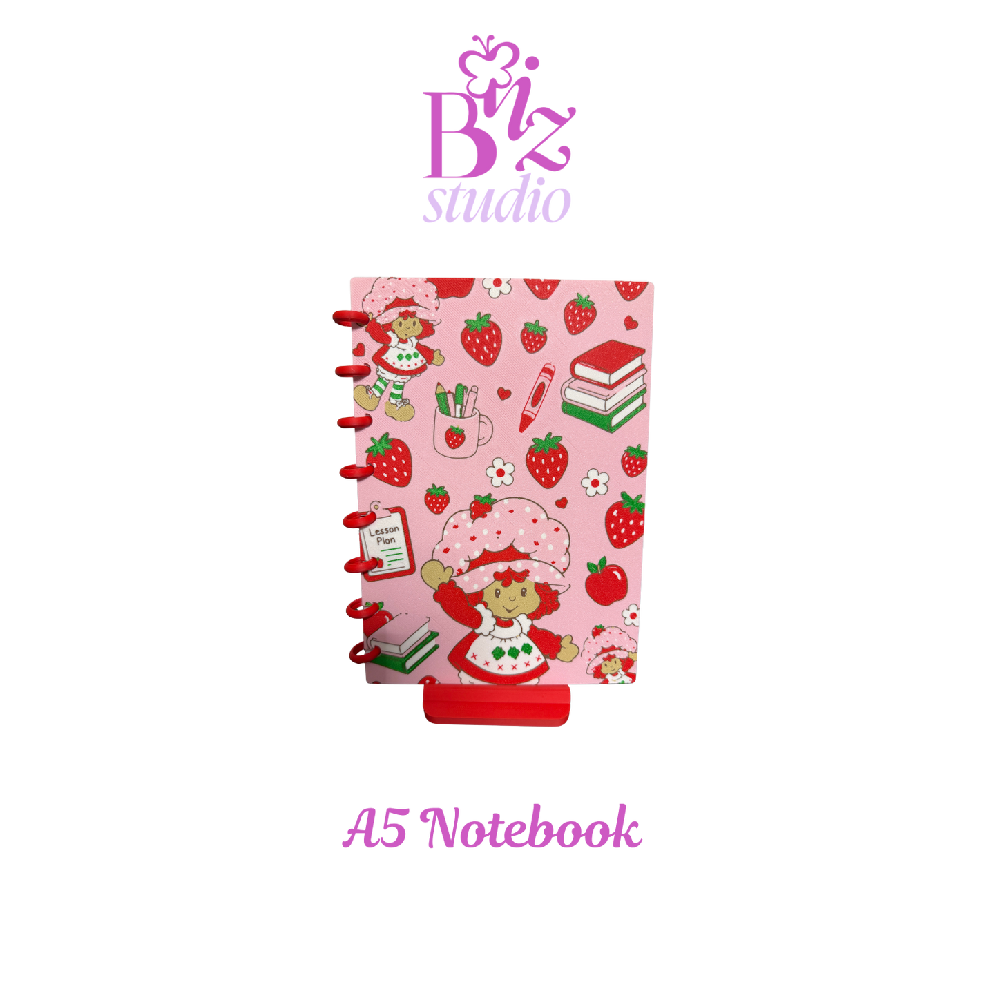 Strawberry Shortcake 3D Printed Notebook
