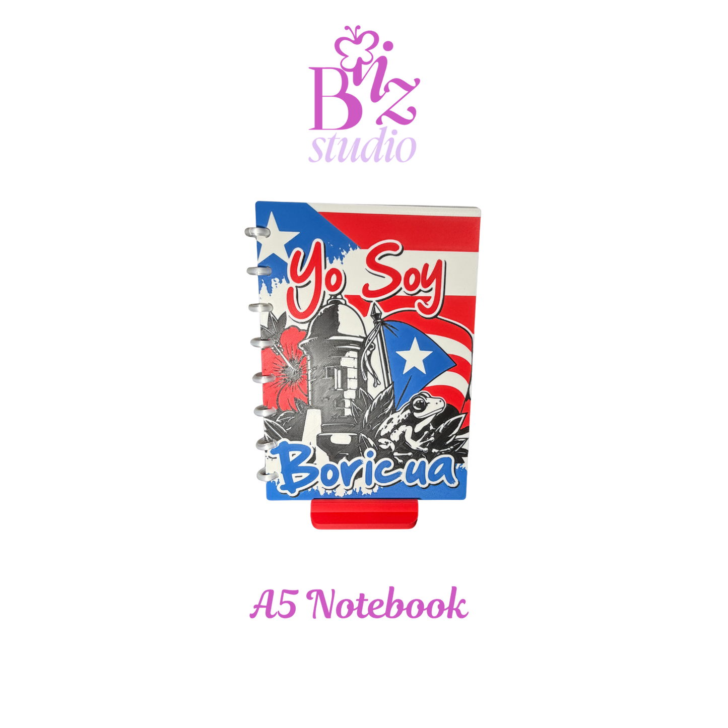 Yo Soy Boricua 3D Printed Notebook