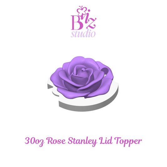 30oz Rose Stanley 3D Lid Topper