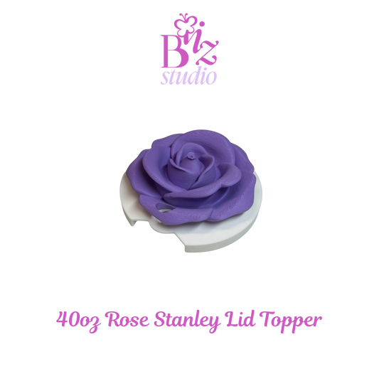 40oz Rose Stanley 3D Lid Topper