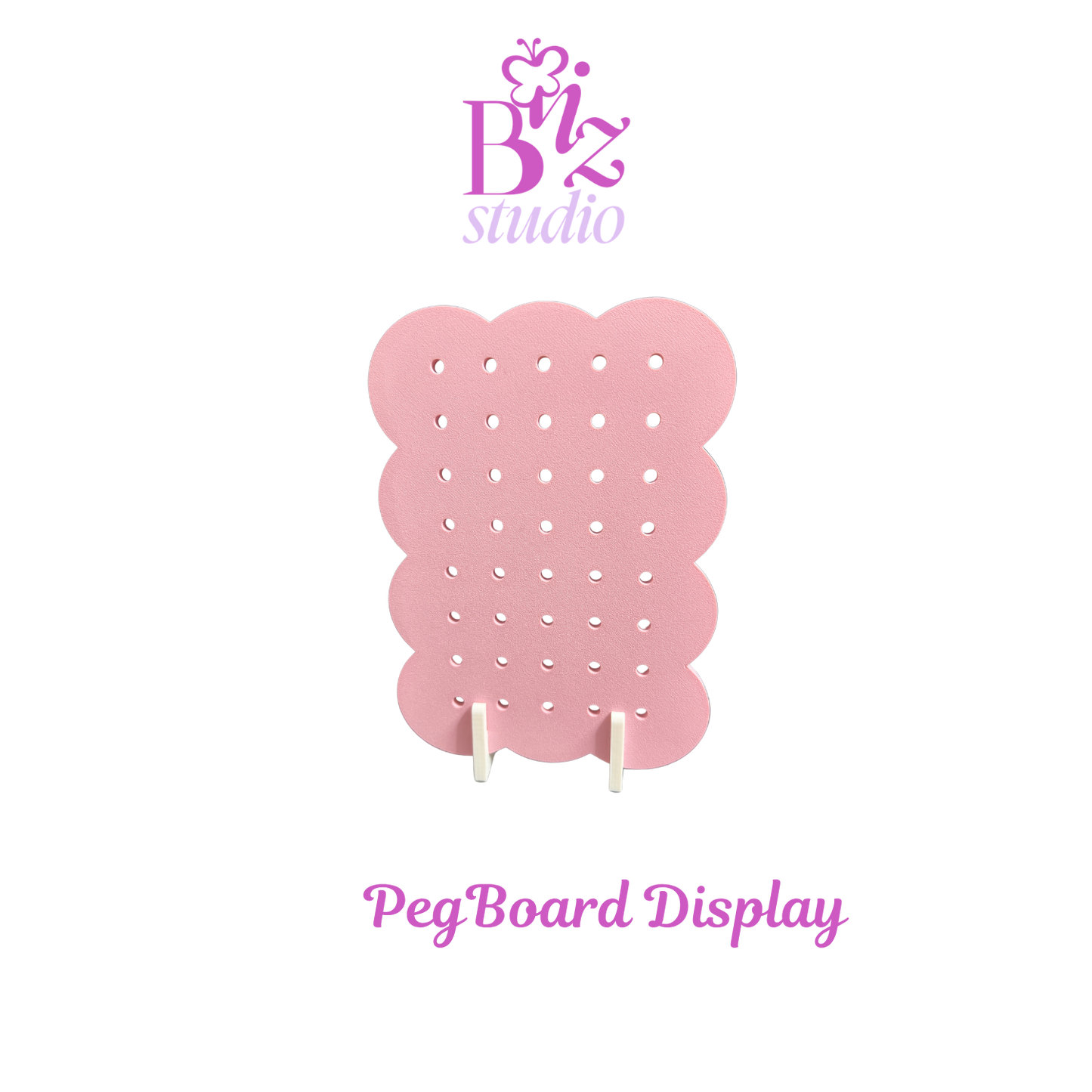 Retro 3D Pegboard Display