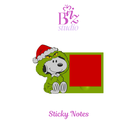 Merry Little Pup 3D Sticky Note Holder