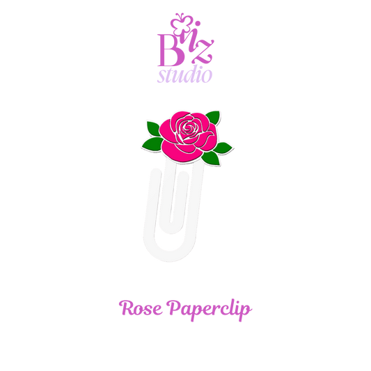 Rose 3D Paperclip