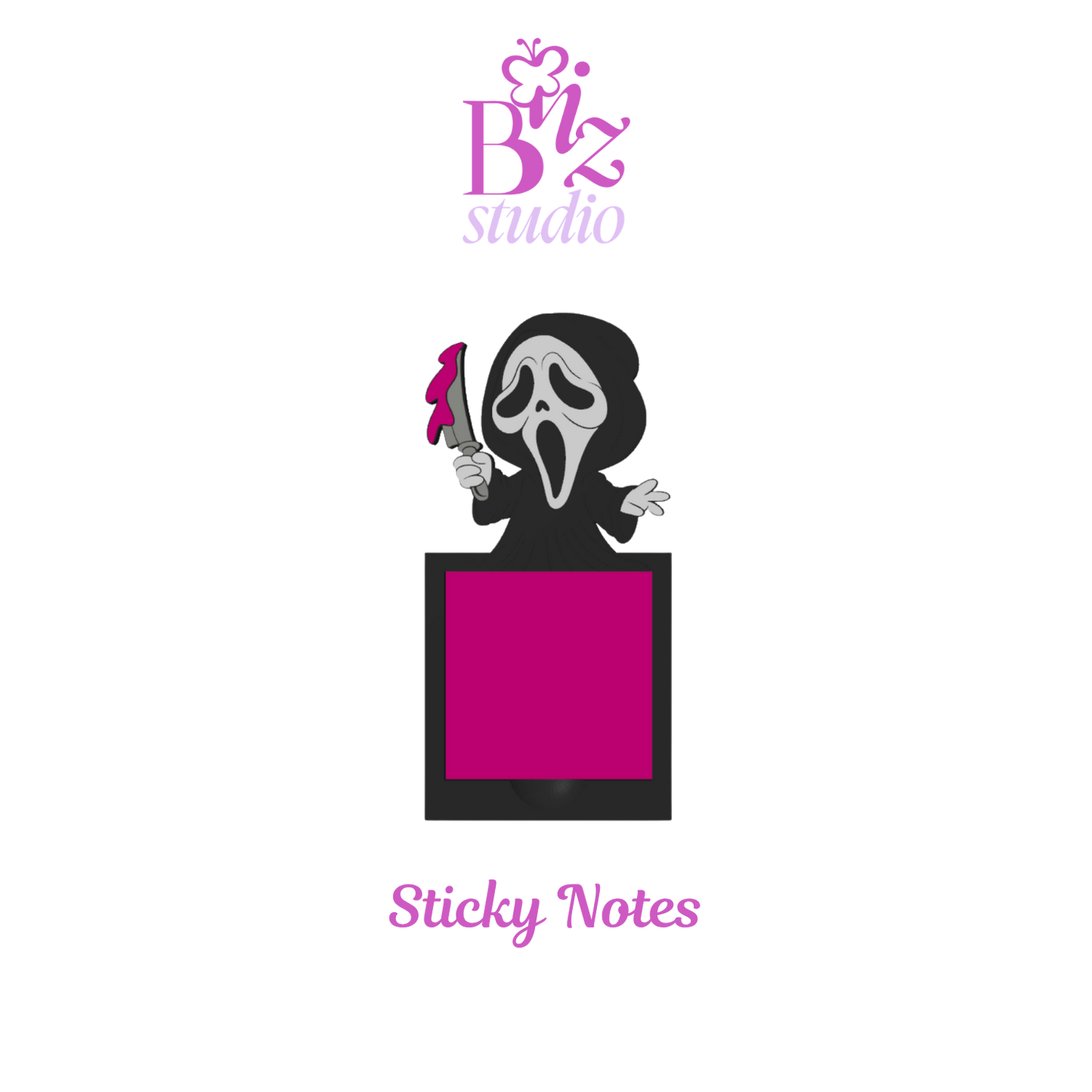 The Scream 3D Sticky Note Holder