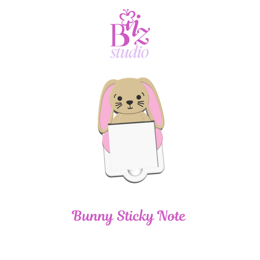 Bunny 3D Note Holder