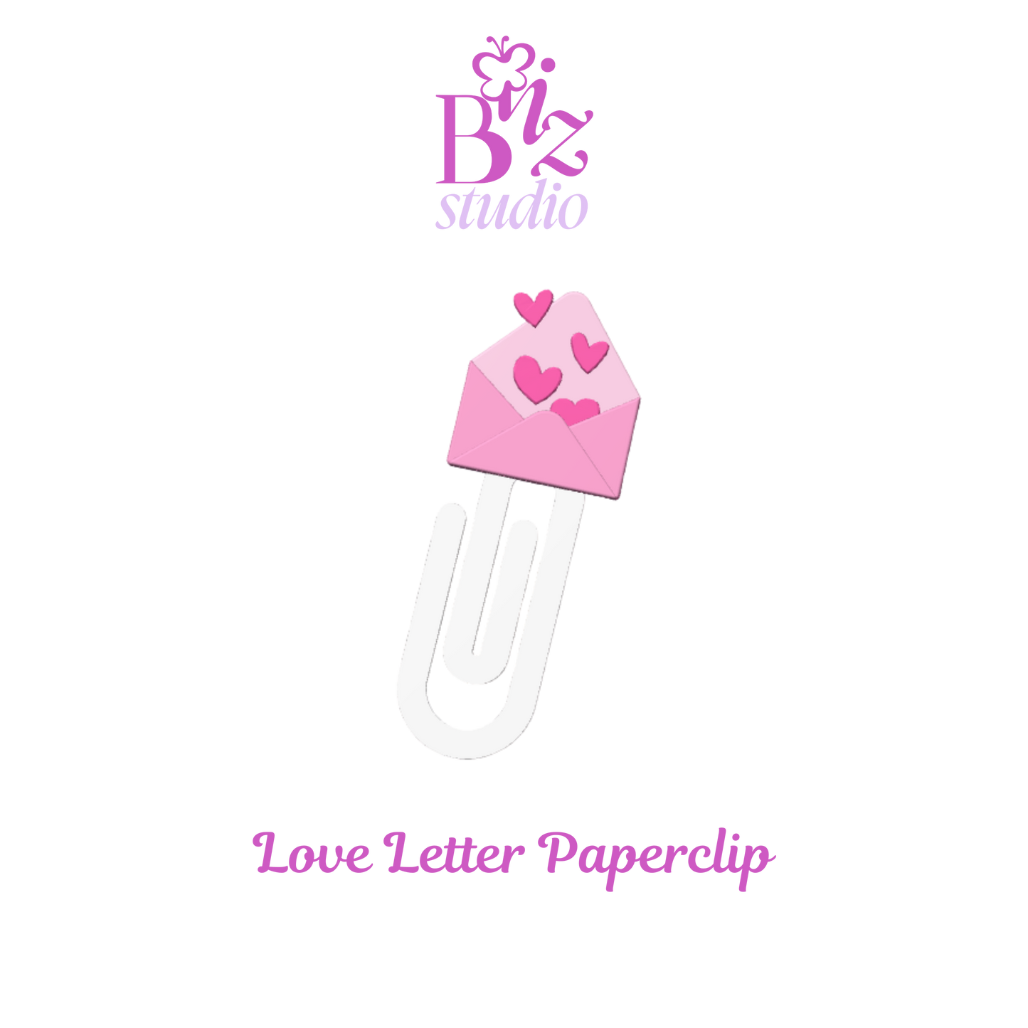 Love Letter 3D Paperclip