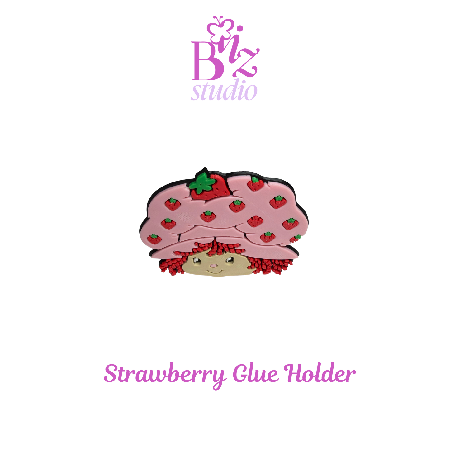 Strawberry 3D Glue Holder