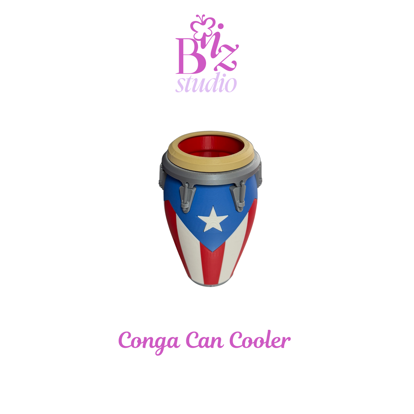 PR 3D Conga 12oz Can Cooler Holder