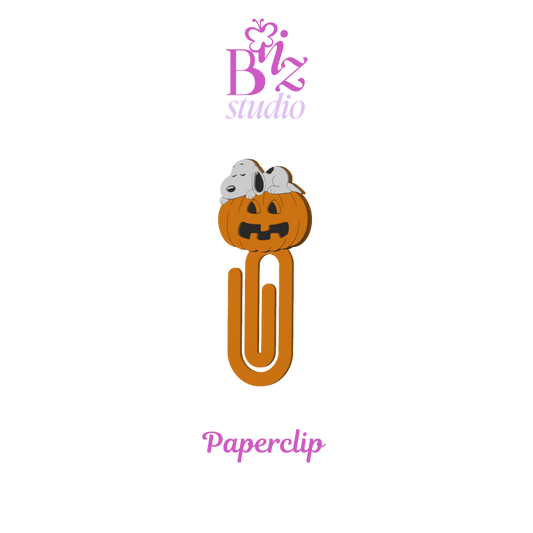 Floppy Ears 3D Pumpkin Paperclip