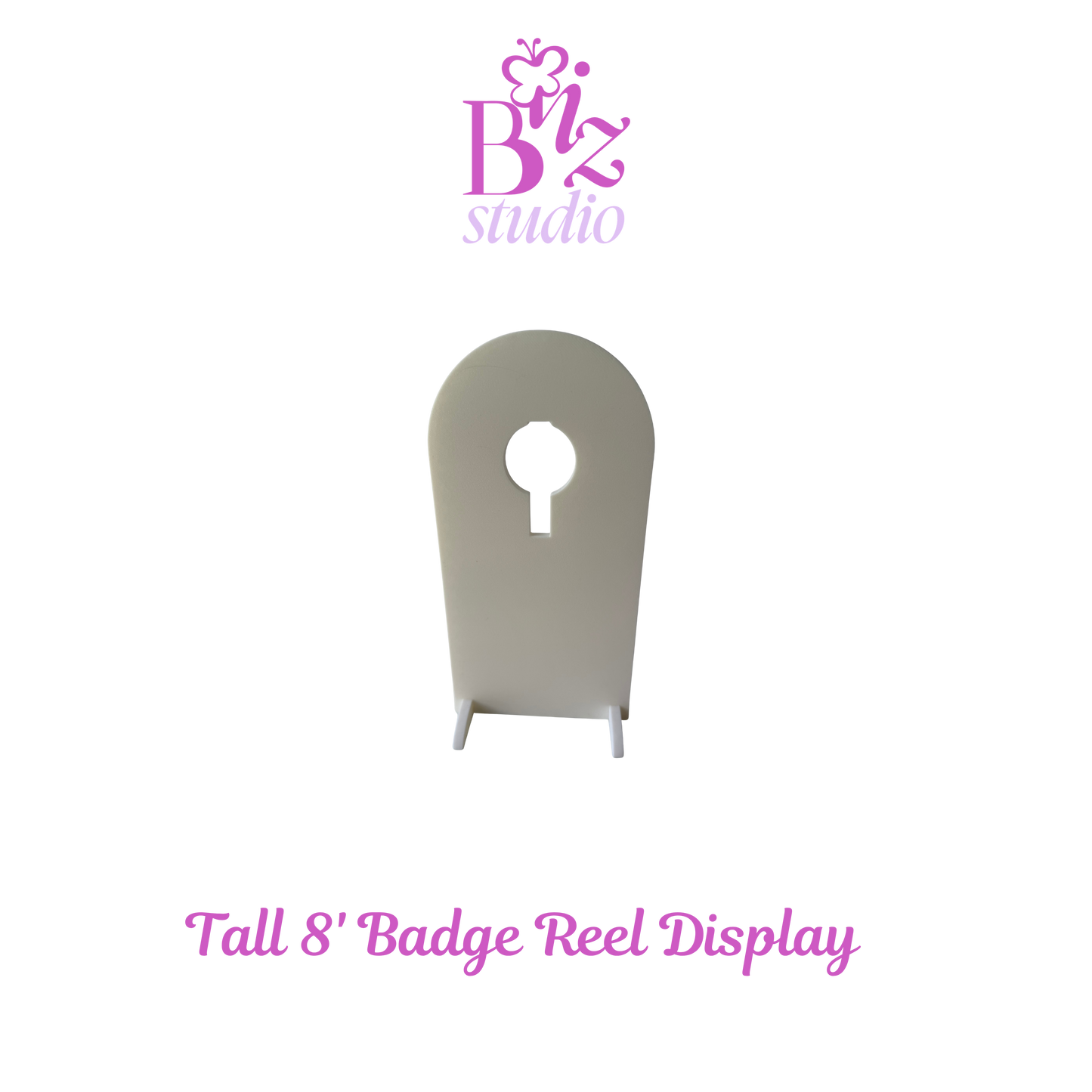 Tall 8in Badge Reel Display