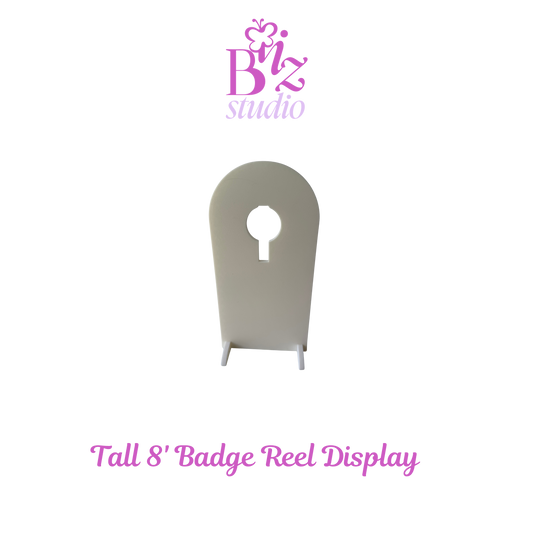 Tall 8in Badge Reel Display