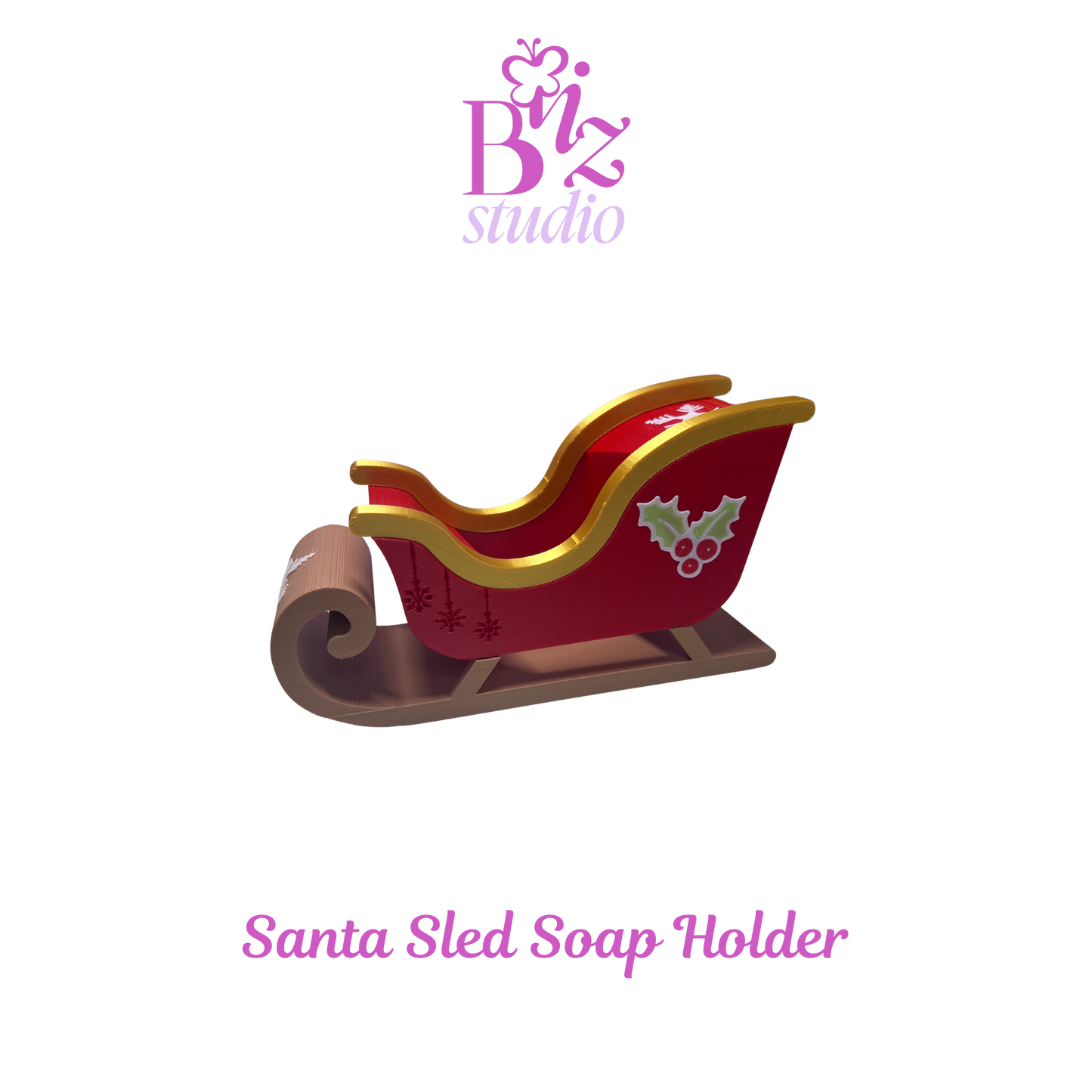 Santa Sled 3D Soap Holder