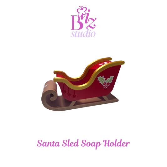 Santa Sled 3D Soap Holder