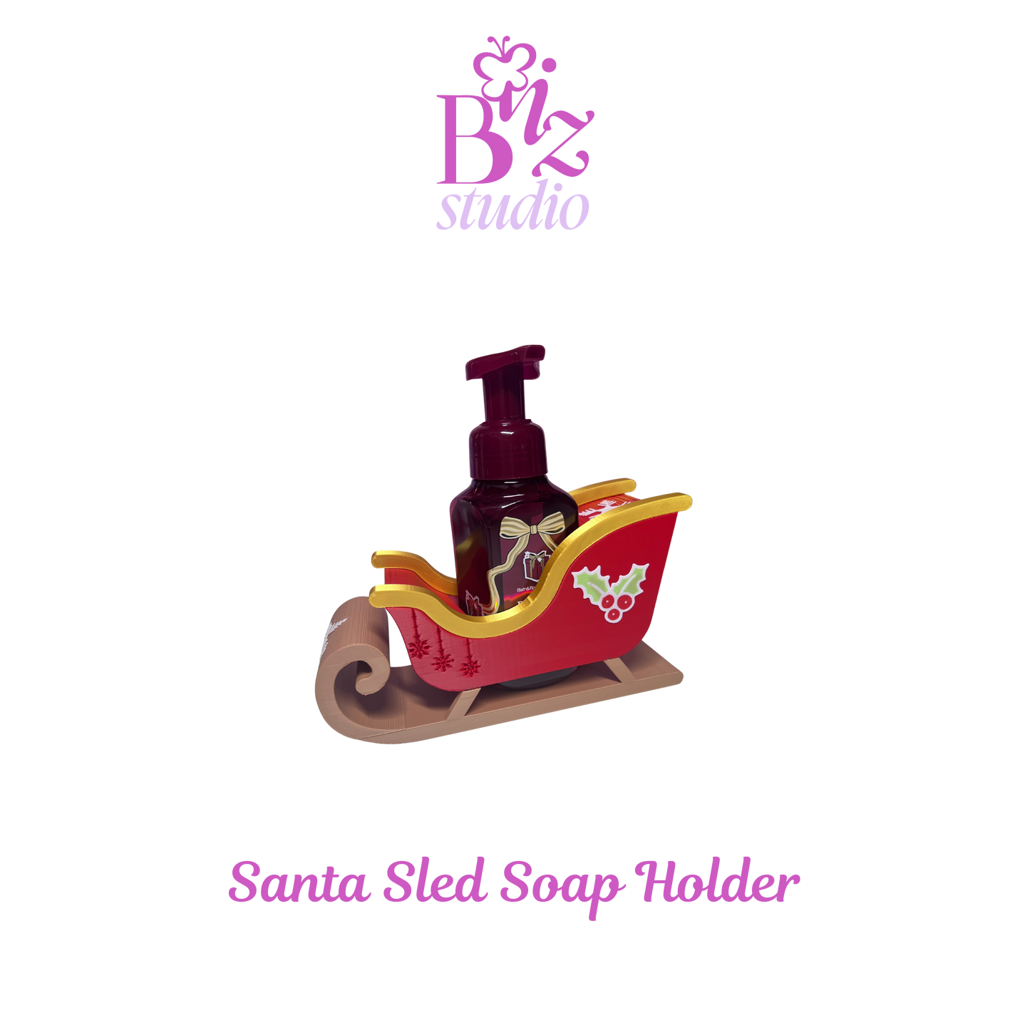 Santa Sled 3D Soap Holder