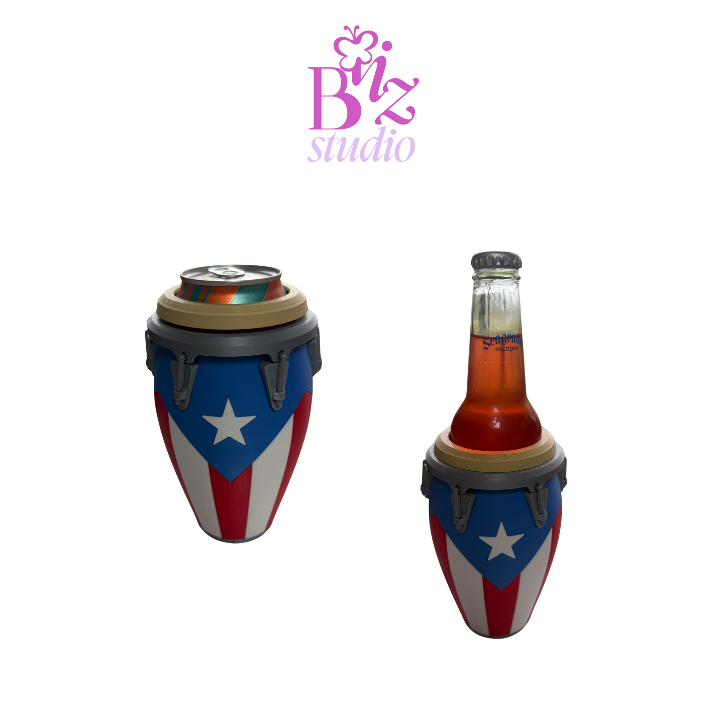 PR 3D Conga 12oz Can Cooler Holder