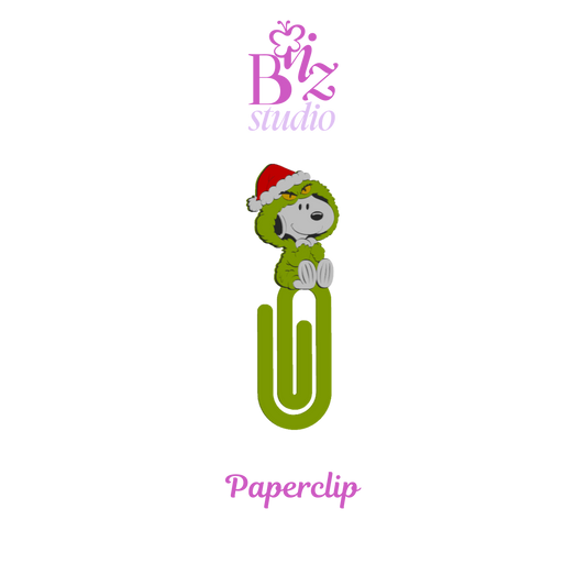 Merry Little Pup 3D Paperclip
