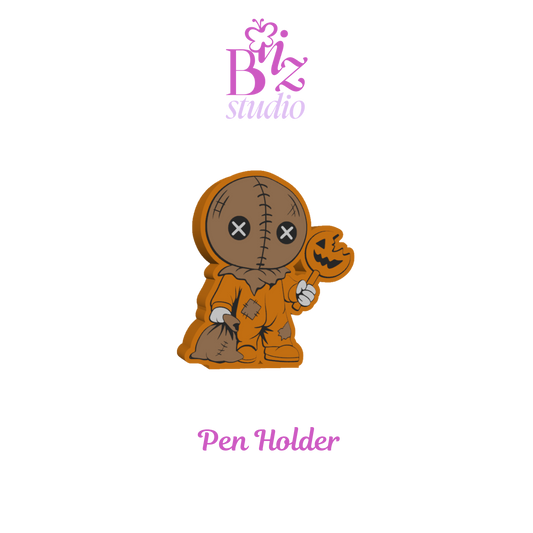 Burlap Boy 3D Pen Holder