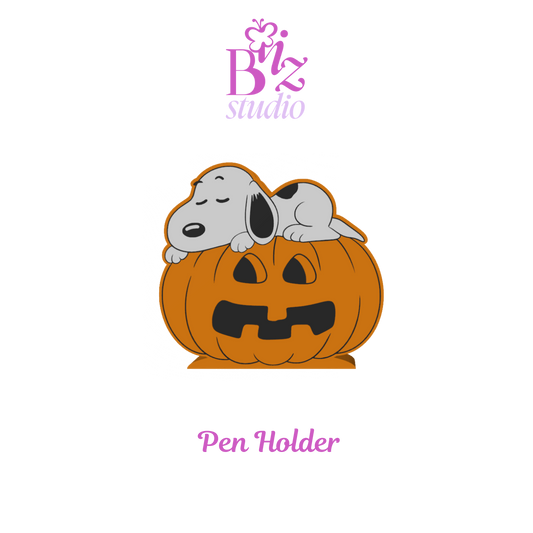 Floppy Ears 3D Pumpkin Pen Holder