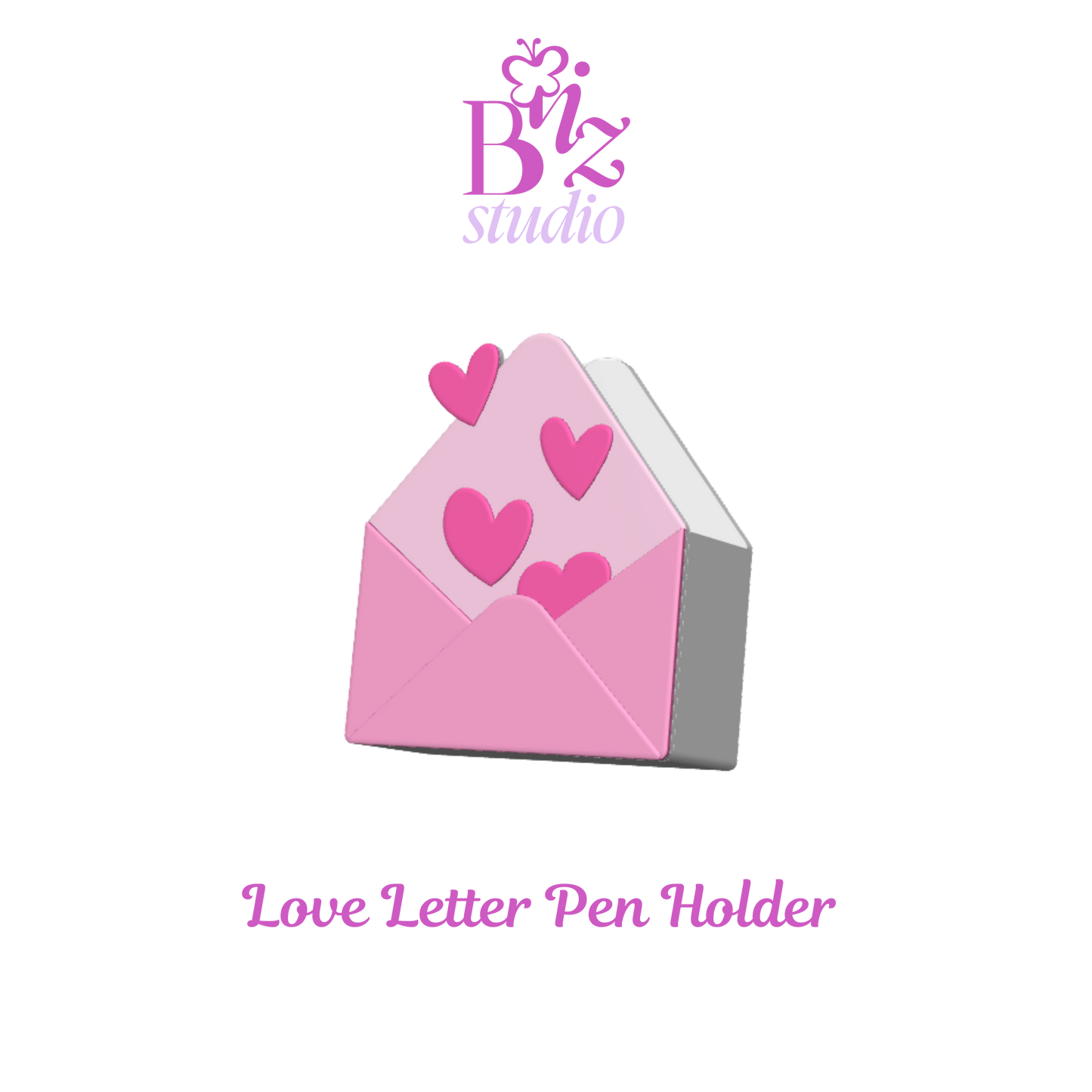 Love Letter 3D Pen Holder
