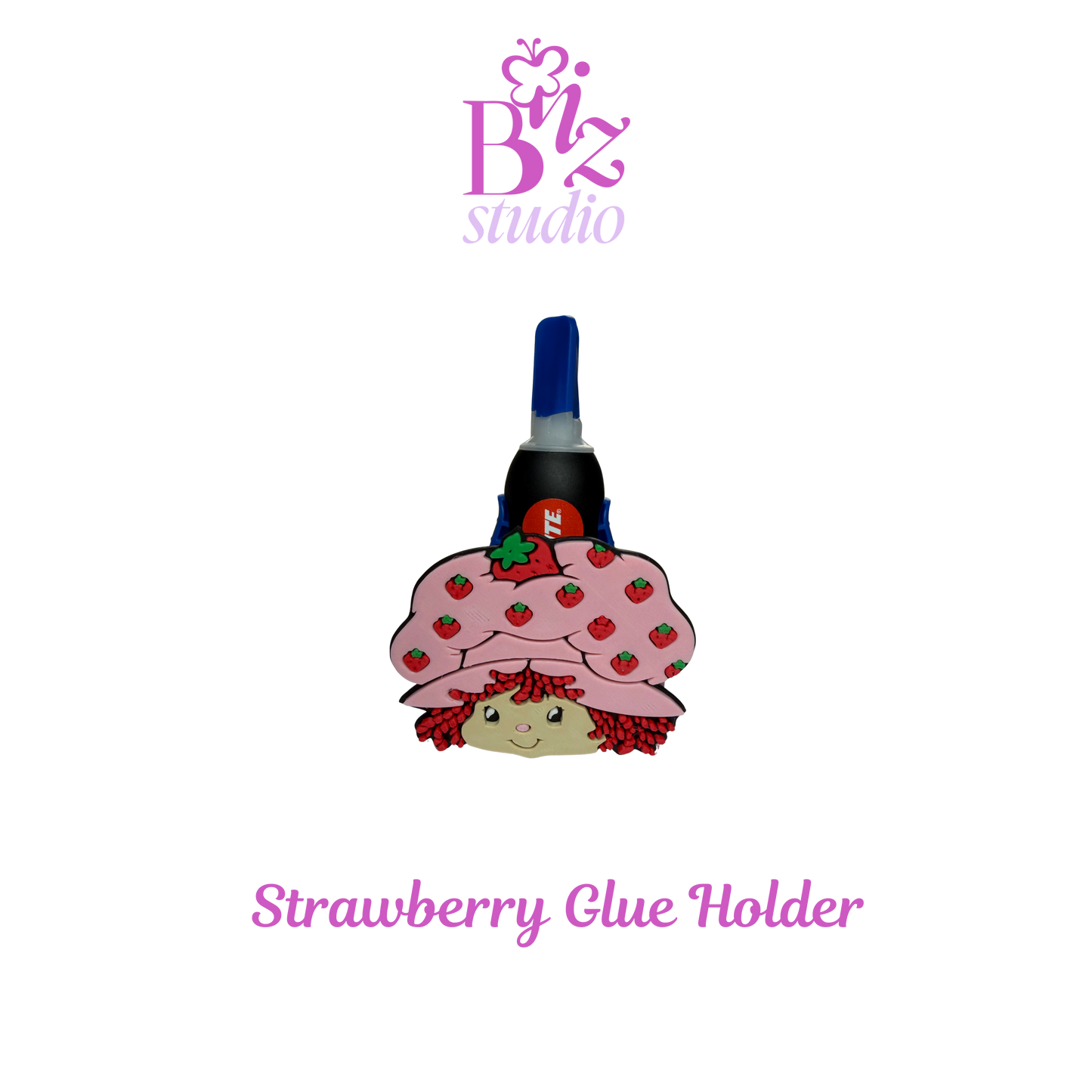 Strawberry 3D Glue Holder