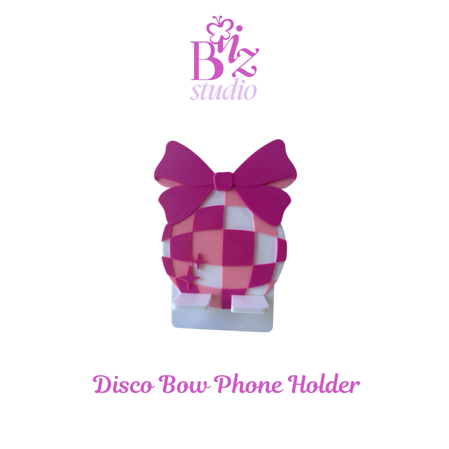 Disco Bow 3D Phone Holder