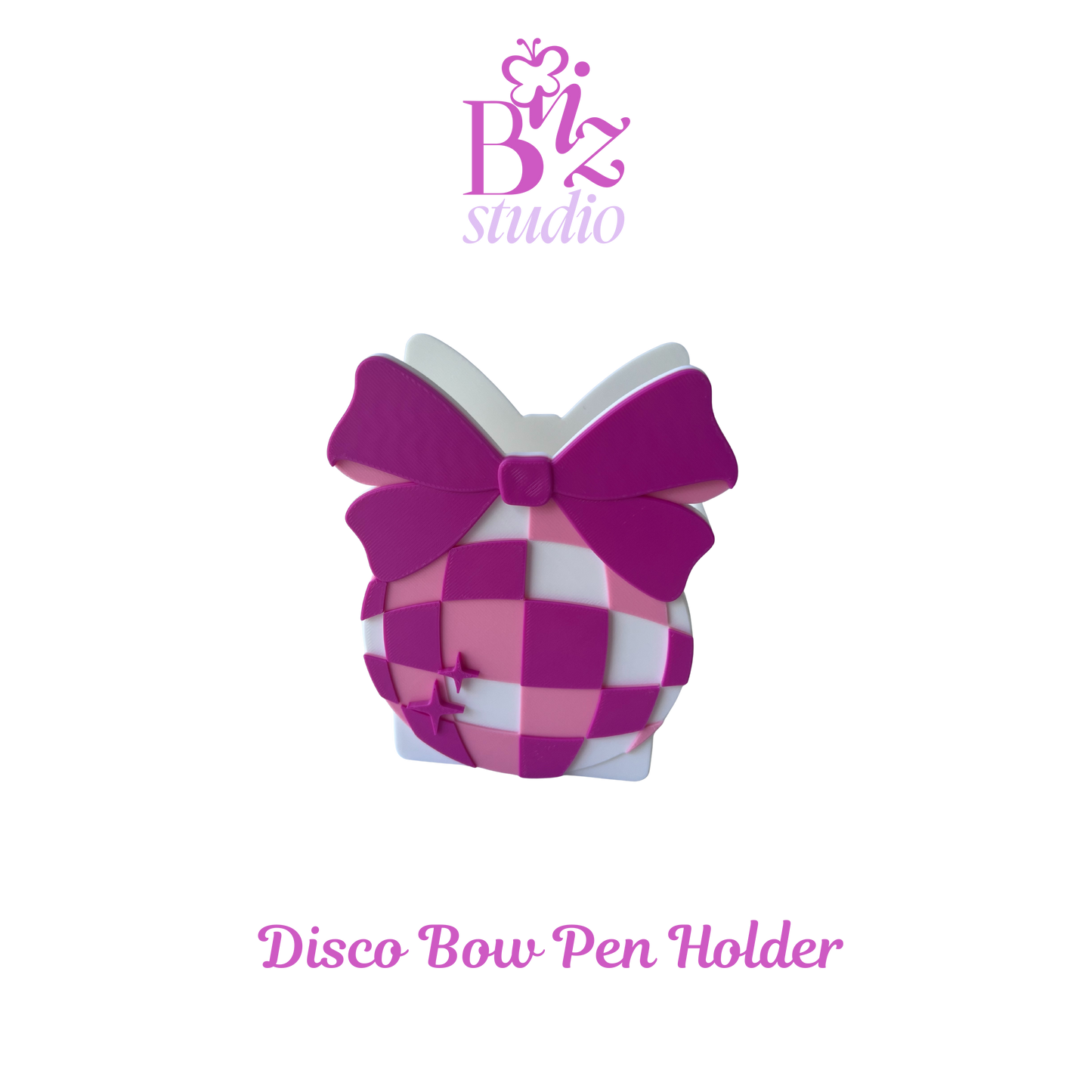 Disco Bow 3D Pen Holder
