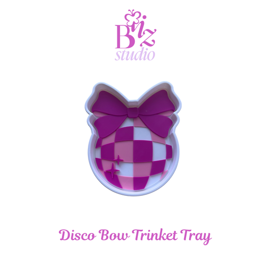 Disco Bow 3D Trinket Tray