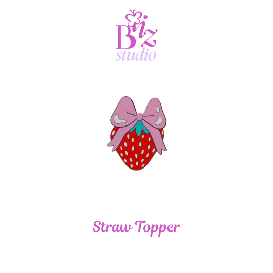 Berry 3D Straw Topper